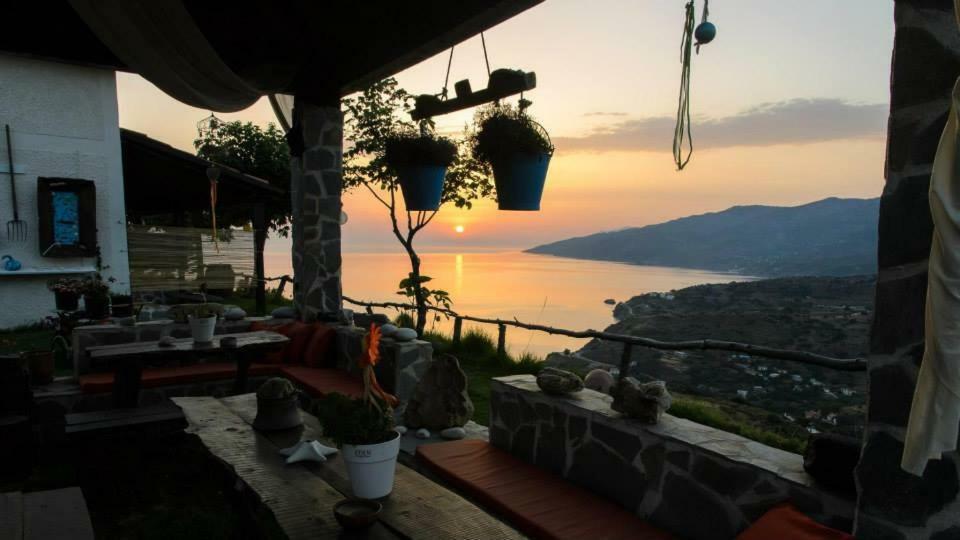 Panoramma Hause, Kampos Evdilou,Ikaria Apartment Evdhilos Bagian luar foto